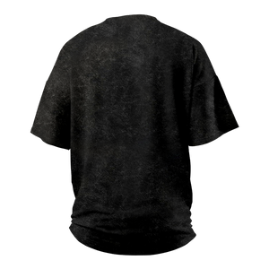 Oversized T-shirt Acid Wash Grey Men