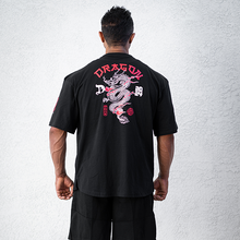 Load image into Gallery viewer, BE A DRAGON OVERSIZED T-SHIRT BLACK