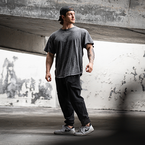 Baggy T Shirt Outfit Men Grey Oversized T Shirt Outfit Men Dark