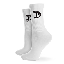Load image into Gallery viewer, Dragon Socks - White