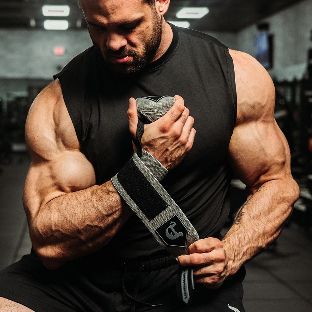 Dragon Wrist Wraps Grey