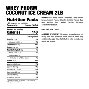 WHEYPHORM® - PREMIUM WHEY PROTEIN MATRIX - 2Lb
