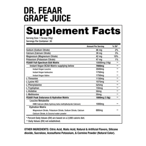DR. FEAAR® - Complete Essential Amino Acid
