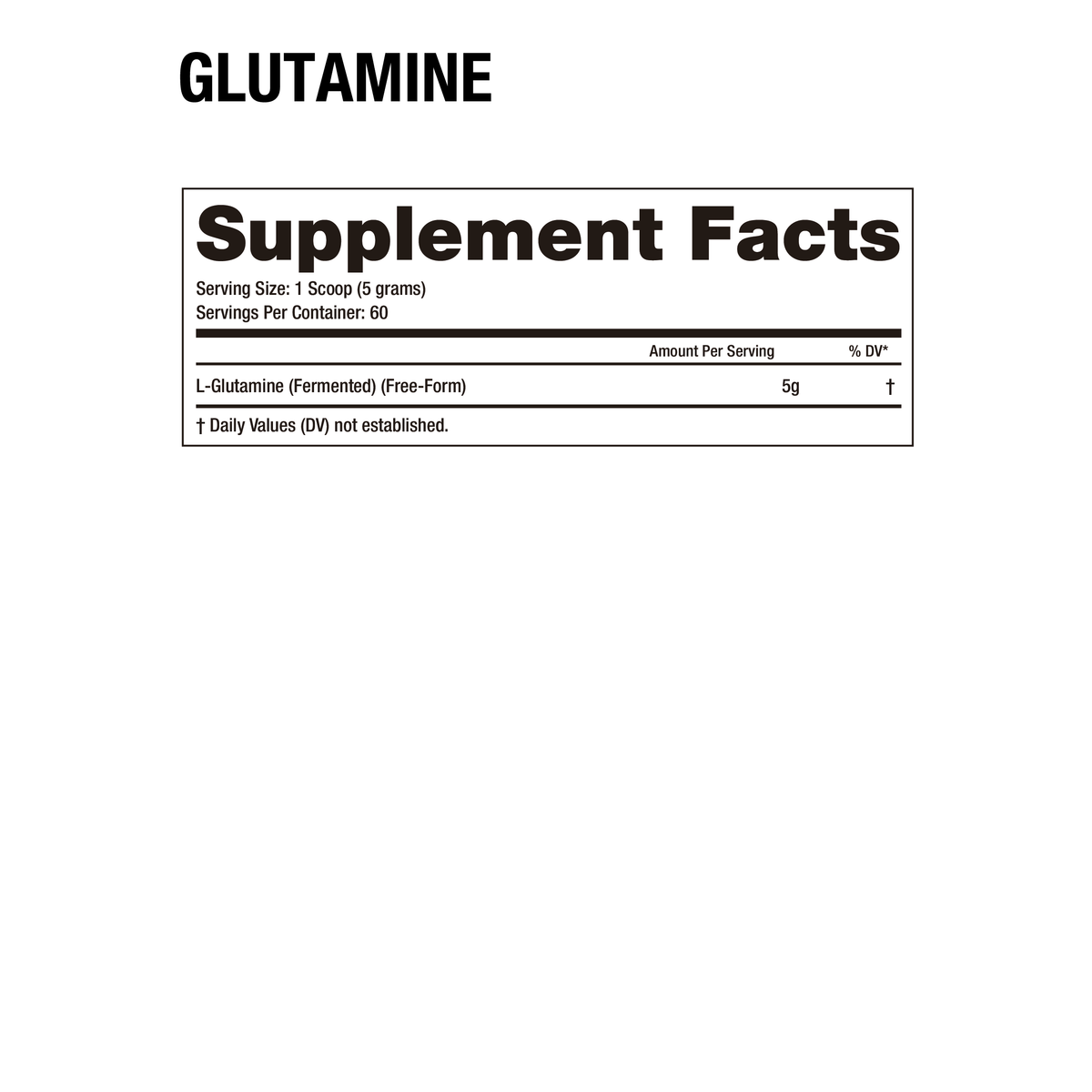 GLUTAMINE FERMENTED 3 NFP SFP