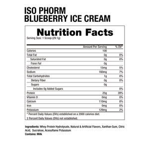 ISOPHORM® - Hydrolized Isolate Whey Protein - 2Lb