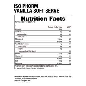 ISOPHORM® - Hydrolized Isolate Whey Protein - 2Lb