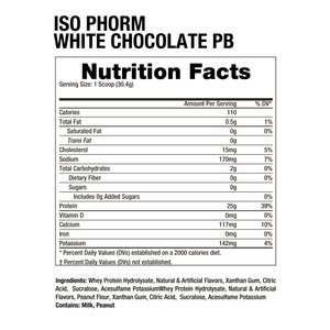 ISOPHORM® - Hydrolized Isolate Whey Protein - 2Lb