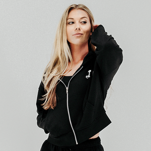 Grim Crop Zip Hoodie – Dragon Pharma