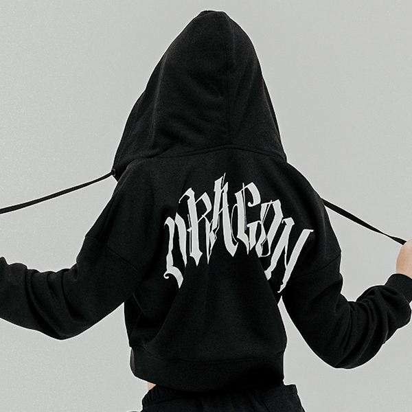 Grim Crop Zip Hoodie – Dragon Pharma