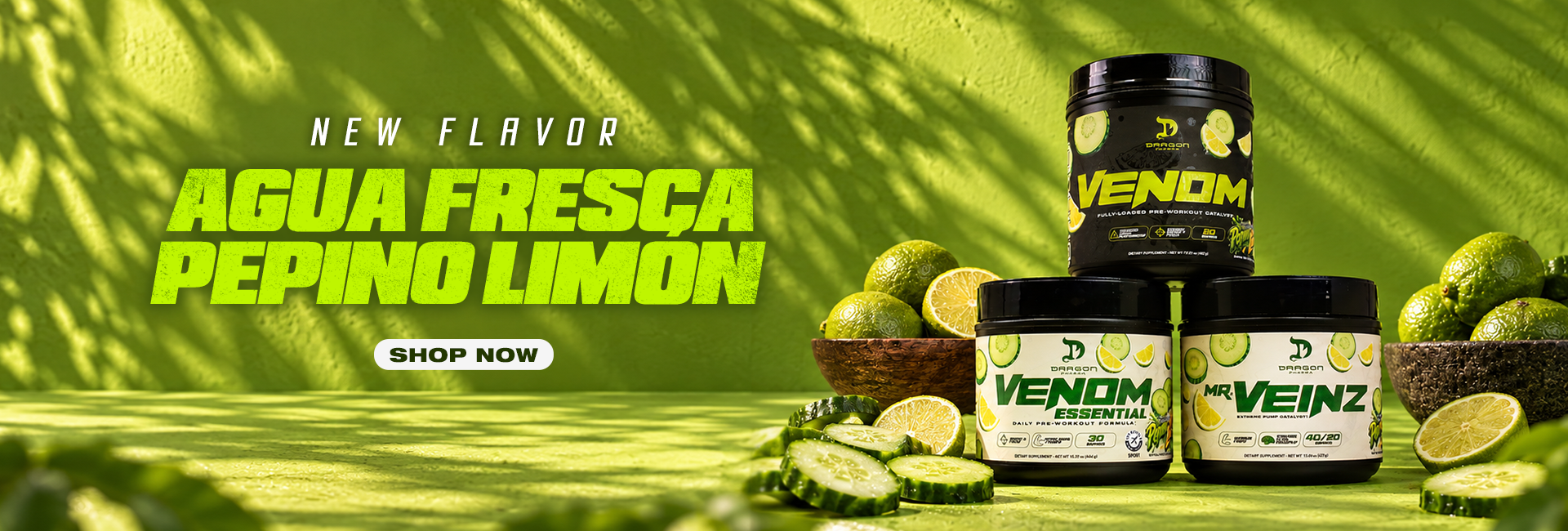 Agua fresca pepino limon