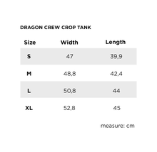 Load image into Gallery viewer, DRAGON CREW CROP TANK