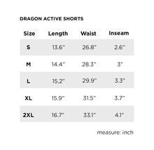 Load image into Gallery viewer, DRAGON ACTIVE SHORTS WHITE