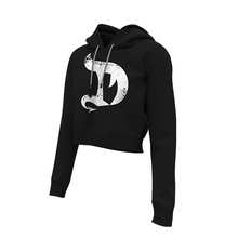 Load image into Gallery viewer, Blackout Cropped Hoodie